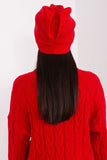 Warm Women's Cashmere Beanie with Rhinestone Detail