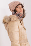 Warm Women's Cashmere Beanie Hat with Rhinestone Accent