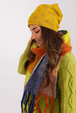 Warm Cashmere Women's Beanie Hat with Rhinestone Accent