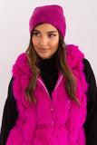 Warm Cashmere Beanie Hat with Rhinestone Accent for Women