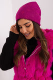 Warm Cashmere Beanie Hat with Rhinestone Accent for Women