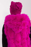 Warm Cashmere Beanie Hat with Rhinestone Accent for Women