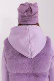 Warm Cashmere Beanie Hat with Rhinestone Decoration