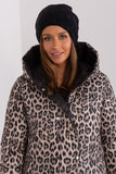 Cashmere Beanie Hat for Women with Rhinestone Detail