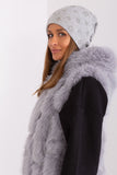Warm Winter Women's Beanie Hat with Rhinestone Accent