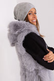 Warm Winter Women's Beanie Hat with Rhinestone Accent