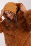 Warm Winter Women's Cashmere Beanie with Rhinestone Detail