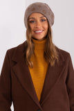 Cashmere Women's Beanie Hat with Rhinestone Accents