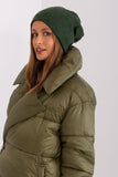Warm Women's Cashmere Beanie with Rhinestone Accent
