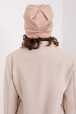 Warm Women's Winter Knit Hat with Decorative Applique