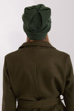 Warm Winter Women's Knit Cap with Decorative Applique