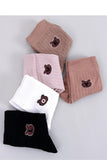 Cute Teddy Bear Women's Socks - Set of 5 Pairs