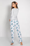 Elegant Long Sleeve Women's Pajamas with Hypoallergenic Fabric
