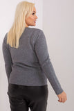 Elegant Women's Casual Sweater with Pom-Pom Detail