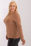 Elegant Women's Sweater with Charming Pom-Pom Detail