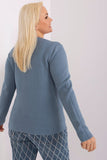 Elegant Women's Sweater with Pom-Pom Detail for Work