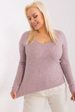 Elegant Women's V-Neck Sweater with Button Cuffs