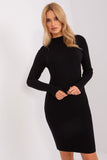 Elegant Ribbed Long Sleeve Pencil Dress for Every Occasion
