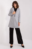 Elegant Women's Classic Transitional Coat with Button Closure