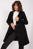 Elegant Classic Women's Transitional Coat with Button Closure
