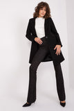 Elegant Classic Women's Transitional Coat with Button Closure