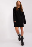 Everyday Mini Dress with Long Sleeves and Round Neckline