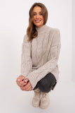 Elegant Long Sleeve Turtleneck Dress in Variegated Fabric