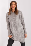 Casual Midi Dress with Unique Fabric Texture and Long Sleeves