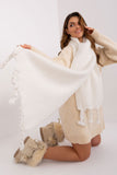 Smooth Textured Tassel Scarf for Fall and Winter Style
