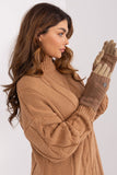 Embroidered Flower Touchscreen Women's Gloves with Insulation
