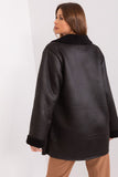 Elegant Women's Cotton Jacket with Sheepskin Lining