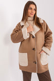 Elegant Women's Jacket with Sheepskin Lining for Cold Weather