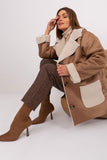 Elegant Women's Jacket with Sheepskin Lining for Cold Weather