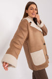 Elegant Women's Jacket with Sheepskin Lining for Cold Weather