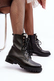 Stylish Insulated Leather Bagger Boots for Women