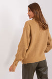 Versatile Sweater with Transformable Turtleneck Collar