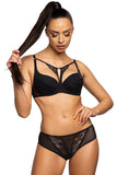 Classic Black Lace Panties with Cotton Gusset