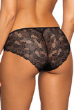 Classic Black Lace Panties with Cotton Gusset