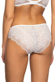 Lace and Mesh Classic Cut Women's Panties with Cotton Gusset
