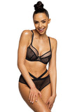 Sexy See-Through Mesh Panties with Dotted Front Design