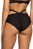 Sexy See-Through Mesh Panties with Dotted Front Design