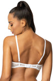 Lace Covered Push-Up Bra with Removable Inserts