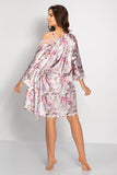 Elegant Satin Underskirt with Cuffed Sleeves - Gift Ready