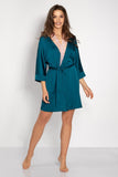Elegant Satin Underskirt with Cuffed Sleeves