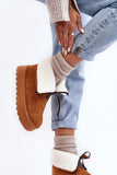 Eco-Suede Women's Insulated Slip-On Snow Boots for Winter
