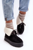 Eco-Suede Insulated Slip-On Women's Snow Boots for Winter