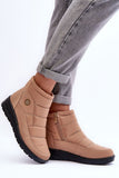 Women's Insulated Snow Boots with Side Zipper and Platform