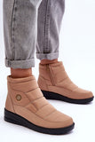 Women's Insulated Snow Boots with Side Zipper and Platform