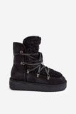 Vegan Waterproof Women's Snow Boots with Insulated Fur