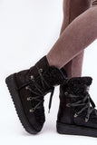 Vegan Waterproof Women's Snow Boots with Insulated Fur
